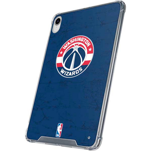 NBA Washington Wizards Blue Distressed iPad 11th Gen (2025) Clear Case