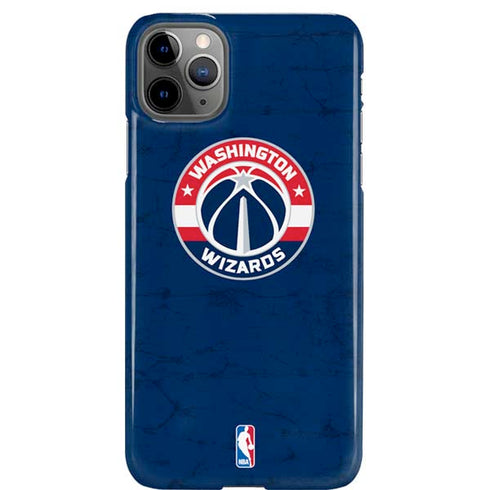 NBA Washington Wizards Blue Distressed iPhone Cases