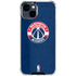 NBA Washington Wizards Blue Distressed iPhone 15 Clear Case
