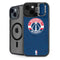 NBA Washington Wizards Blue Distressed iPhone 15 Plus Kickstand Case