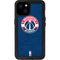 NBA Washington Wizards Blue Distressed iPhone 15 Plus Waterproof Case