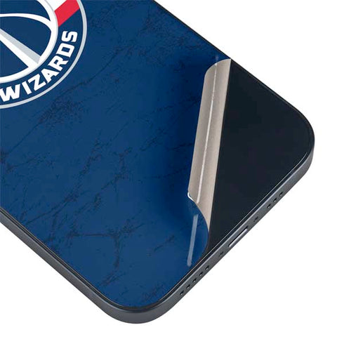 NBA Washington Wizards Blue Distressed iPhone 15 Skin