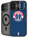 NBA Washington Wizards Blue Distressed iPhone 16 Kickstand Case
