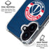 NBA Washington Wizards Blue Distressed iPhone 16 MagSafe Case