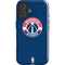 NBA Washington Wizards Blue Distressed iPhone 16 Plus Impact Case