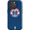 NBA Washington Wizards Blue Distressed iPhone 16 Pro Impact Case