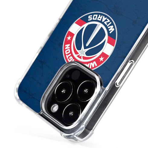NBA Washington Wizards Blue Distressed iPhone 16 Pro Max MagSafe Case
