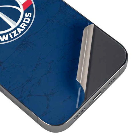 NBA Washington Wizards Blue Distressed iPhone 16 Pro Max Skin