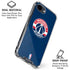 NBA Washington Wizards Blue Distressed iPhone 16e Clear Case