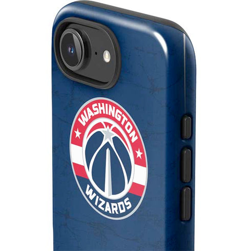 NBA Washington Wizards Blue Distressed iPhone 16e Impact Case