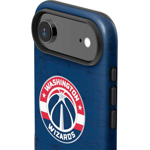 NBA Washington Wizards Blue Distressed iPhone 17 Air Impact Case
