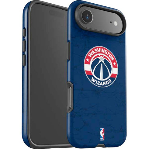 NBA Washington Wizards Blue Distressed iPhone 17 Air Impact Case