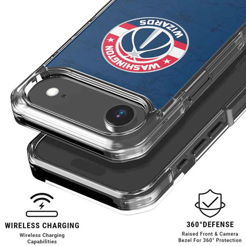 NBA Washington Wizards Blue Distressed iPhone 17 Air MagSafe Case