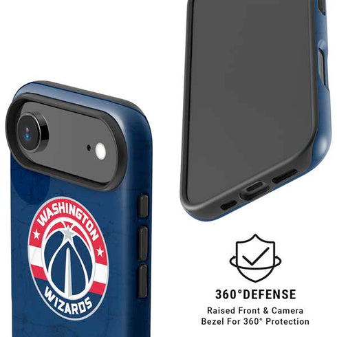 NBA Washington Wizards Blue Distressed iPhone 17 Air Magsafe Impact Case