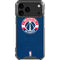 NBA Washington Wizards Blue Distressed iPhone 17 Pro Max Clear Case