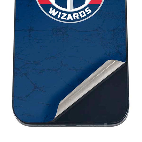 NBA Washington Wizards Blue Distressed iPhone 17 Pro Skin