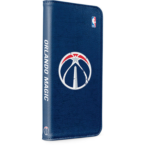 NBA Washington Wizards Blue Distressed iPhone 8 Folio Case