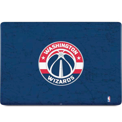 NBA Washington Wizards Blue Distressed MacBook Skins