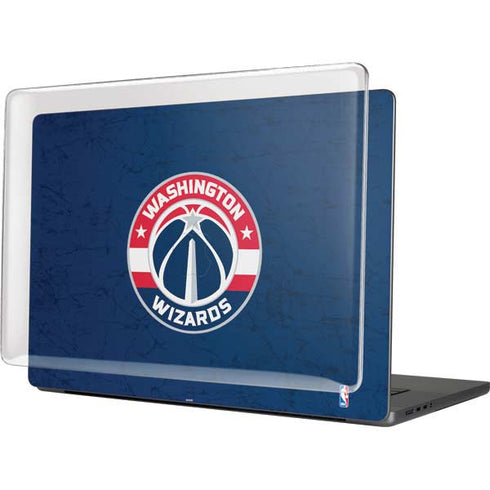 NBA Washington Wizards Blue Distressed MacBook Cases