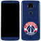 NBA Washington Wizards Blue Distressed Moto E5 Plus Skin