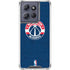 NBA Washington Wizards Blue Distressed Moto G 5G (2025) Clear Case