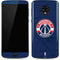 NBA Washington Wizards Blue Distressed Moto G6 Skin