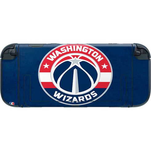 NBA Washington Wizards Blue Distressed Nintendo Switch 2 (2025) with Joy-Con Skin