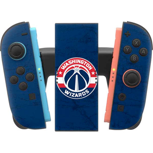 NBA Washington Wizards Blue Distressed Nintendo Switch 2 (2025) Joy-Con Controller Skin