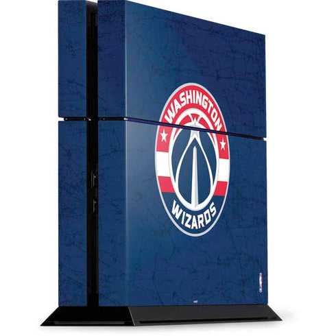 NBA Washington Wizards Blue Distressed PlayStation PS4 Skins