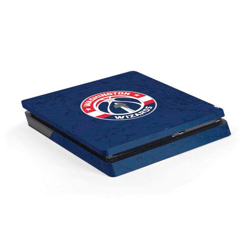 NBA Washington Wizards Blue Distressed PlayStation PS4 Skins