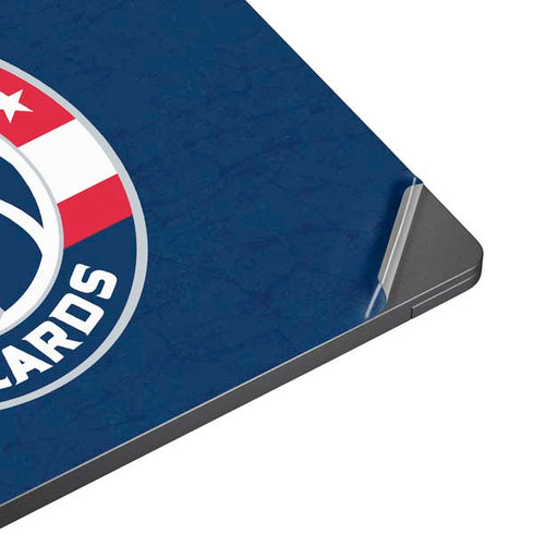 NBA Washington Wizards Blue Distressed Surface Laptop 7 13.8in Skin