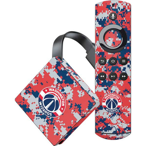 NBA Washington Wizards Camo Digi Amazon Fire TV Skin