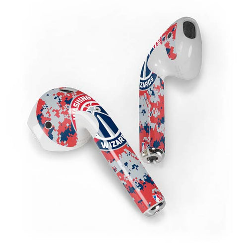 NBA Washington Wizards Camo Digi Apple AirPods Skin