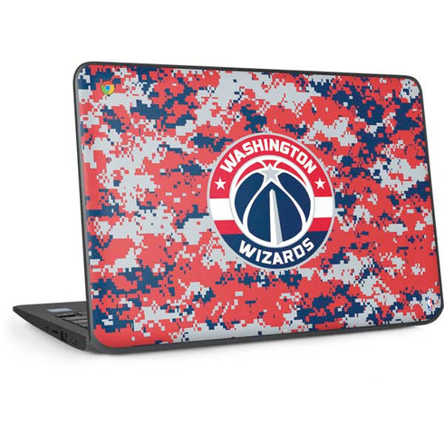 NBA Washington Wizards Camo Digi HP Chromebook Skin