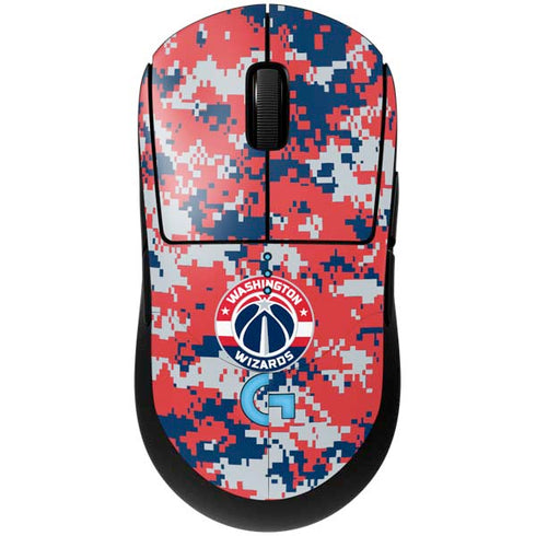 NBA Washington Wizards Camo Digi G Pro Wireless Gaming Mouse Skin
