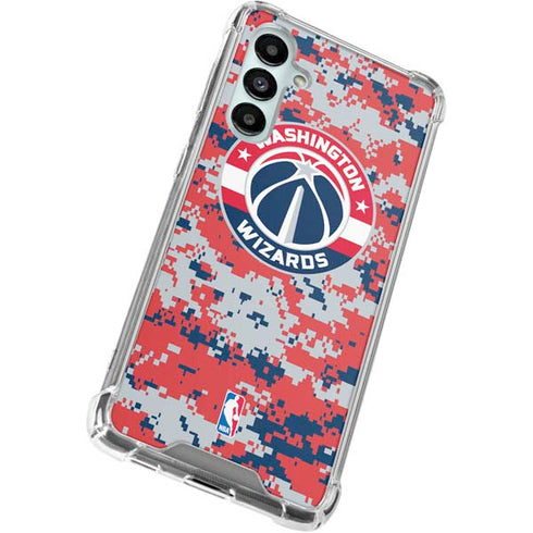 NBA Washington Wizards Camo Digi Galaxy A16 5G Clear Case