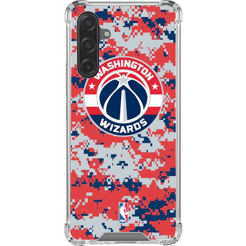 NBA Washington Wizards Camo Digi Galaxy A17 Clear Case