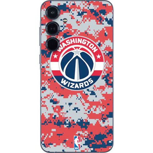NBA Washington Wizards Camo Digi Galaxy A35 5G Skin