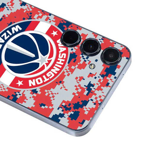 NBA Washington Wizards Camo Digi Galaxy A55 5G Skin