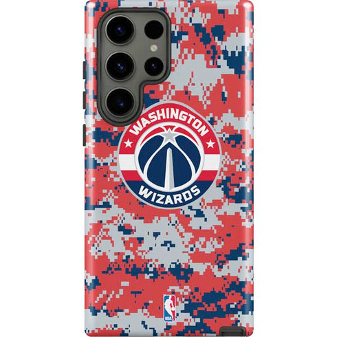 NBA Washington Wizards Camo Digi Galaxy S23 Ultra Pro Case