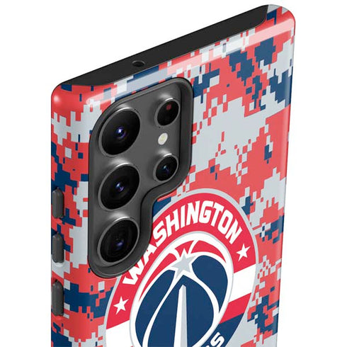 NBA Washington Wizards Camo Digi Galaxy S23 Ultra Pro Case