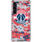 NBA Washington Wizards Camo Digi Galaxy S24 FE Clear Case