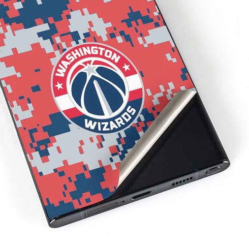 NBA Washington Wizards Camo Digi Galaxy S25 Ultra Skin