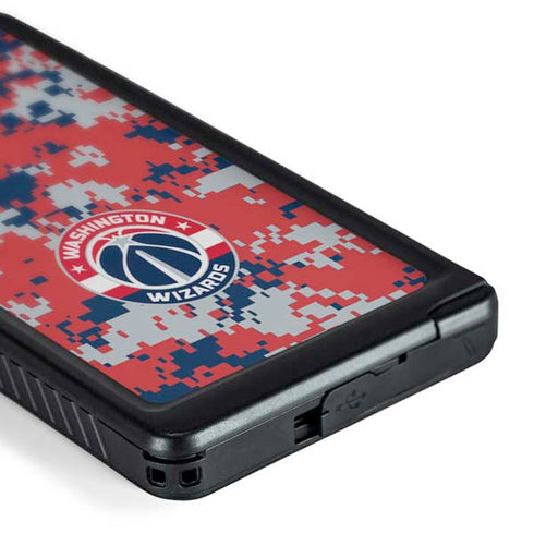 NBA Washington Wizards Camo Digi Galaxy S24 Ultra Waterproof Case