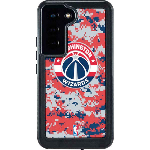 NBA Washington Wizards Camo Digi Galaxy S24 Waterproof Case