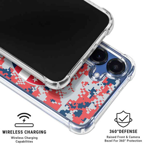 NBA Washington Wizards Camo Digi Galaxy S25 Clear Case