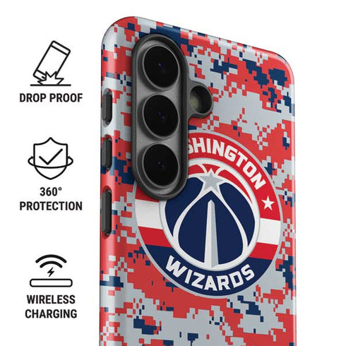 NBA Washington Wizards Camo Digi Galaxy S26 Impact Case