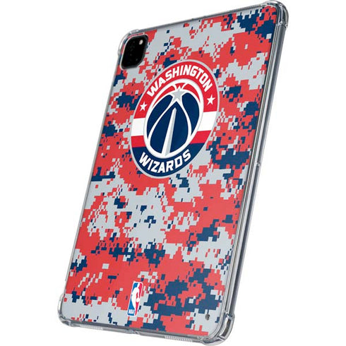 NBA Washington Wizards Camo Digi iPad Pro 11in (2024) Clear Case