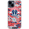 NBA Washington Wizards Camo Digi iPhone 15 Clear Case