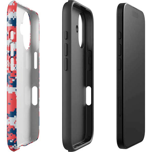 NBA Washington Wizards Camo Digi iPhone 16 Impact Case